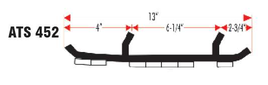 ATS Shooter 200 - 6" 90 Degree Carbides